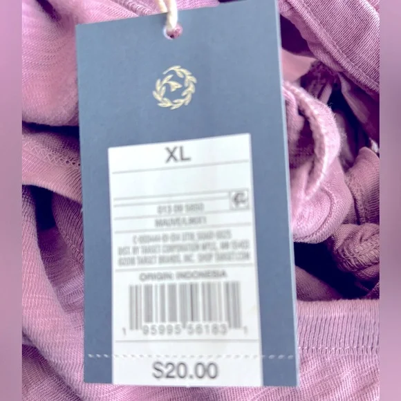 NWT Universal Thread Mauve Ruffle Sleeve Dress - Picture 5 of 7